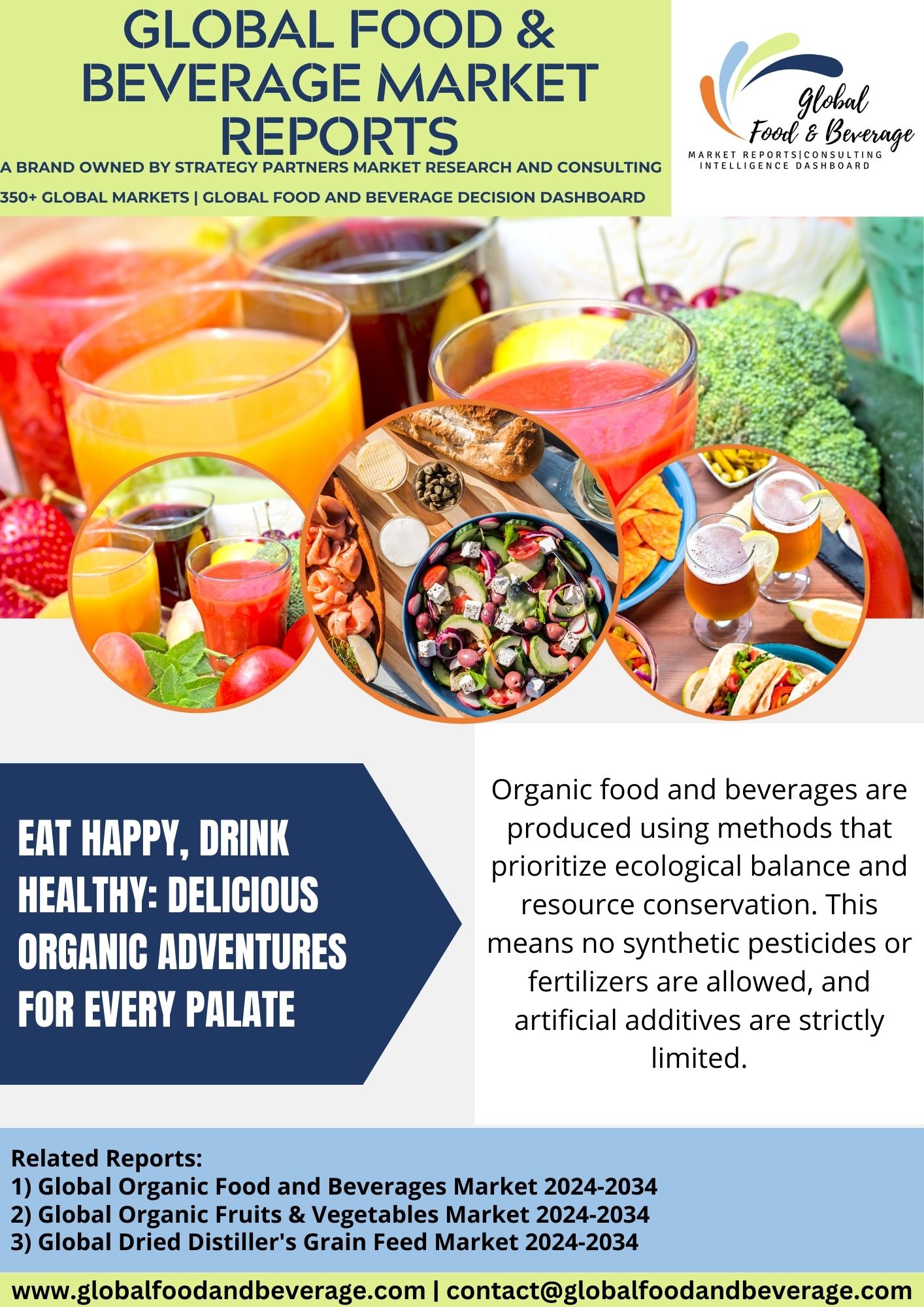 Eat Happy, Drink Healthy: Delicious Organic Adventures for Every Palate