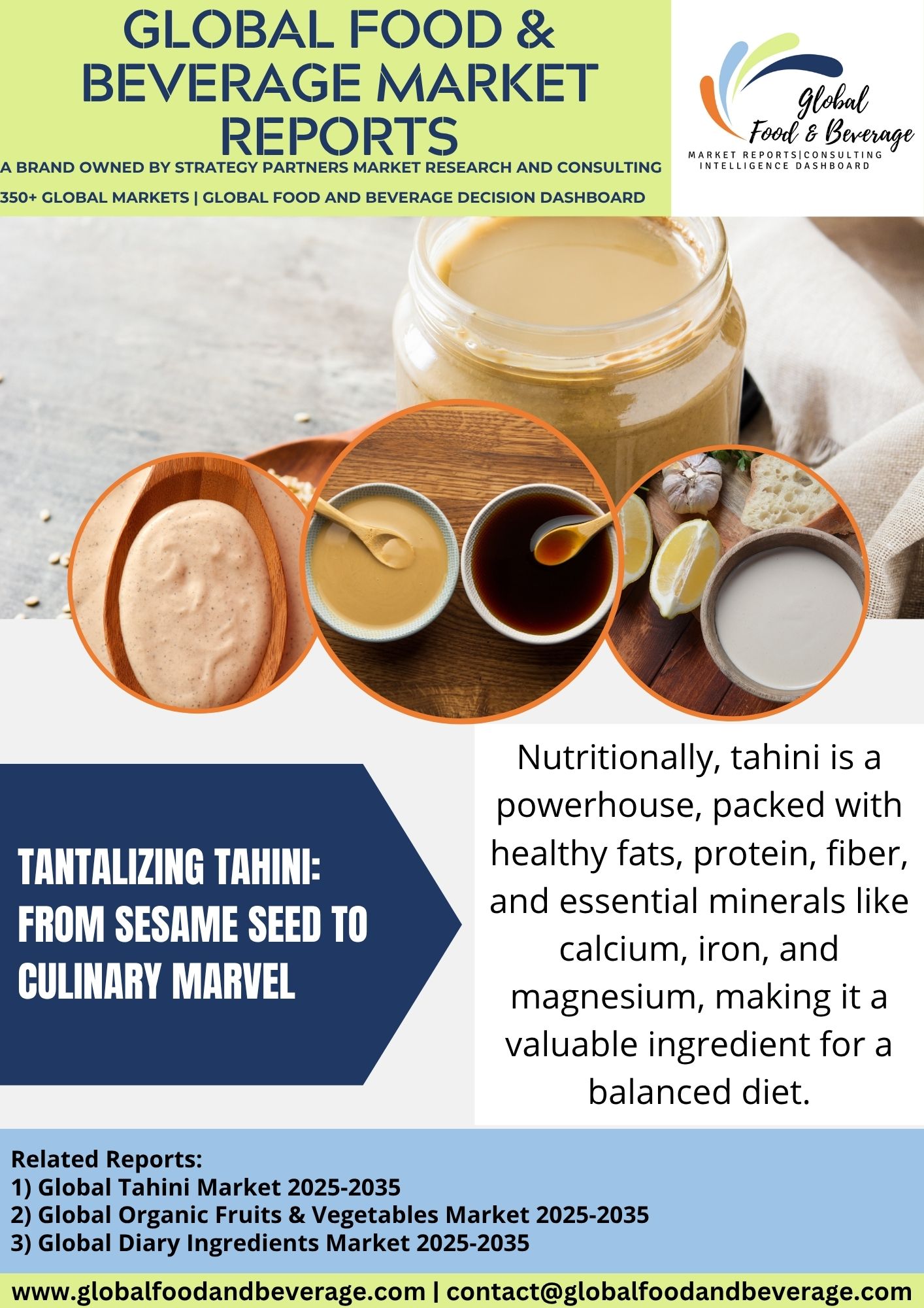Tahini: From Sesame Seed To Culinary Marvel      